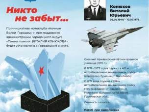 Открытие памятника летчику Конюхову Виталию Юрьевичу